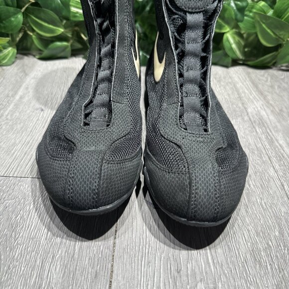 Nike Machomai MMA Boxing Shoes Men\'s Size 7.5 Black White RARE main image 9